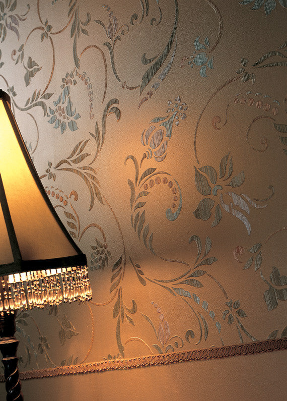 Flourish Allover Wall Stencil