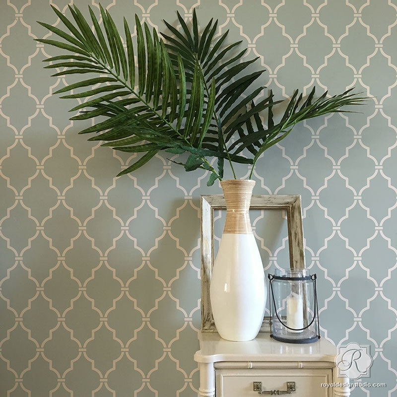 Casablanca Trellis Moroccan Stencil