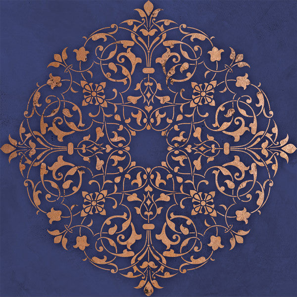 Intricate and Exotic Home Decor - Moroccan Ceiling Medallion Stencils - Royal Design Studio