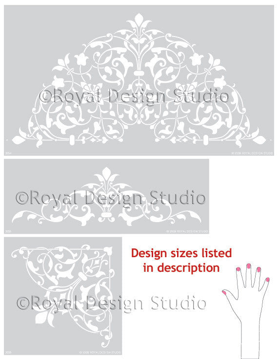 Intricate and Exotic Home Decor - Moroccan Ceiling Stencils - Royal Design Studio