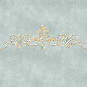 Painted Ceiling Stencils and Decor - Classic European and Victorian Designs for DIY Home Decor - Ceiling Stencils Avignon Center Stencils - Royal Design Stuido