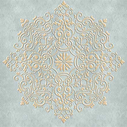 DIY Ceiling Medallions - Classic European and Victorian Designs for DIY Home Decor - Ceiling Stencils Avignon Ceiling Medallion Stencils - Royal Design Stuido