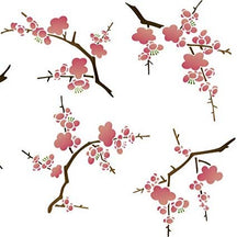 Wall Stencils Cherry Blossoms Flower Stencil