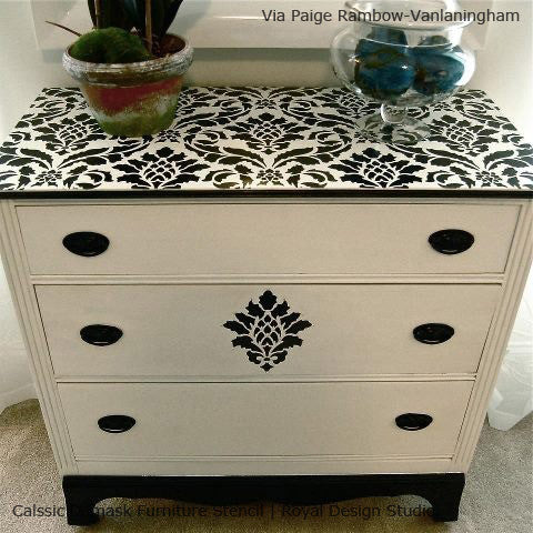 Classic Damask Stencil