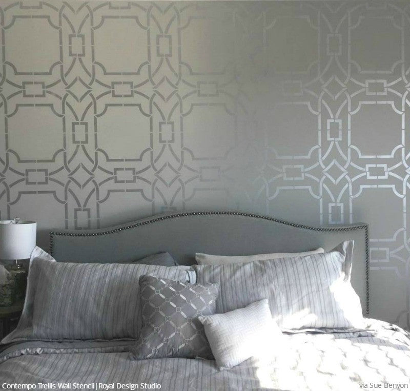 Contempo Trellis Wall Stencil