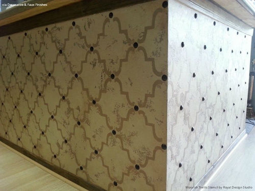 Wall Stencil | Small Moorish Trellis Stencil
