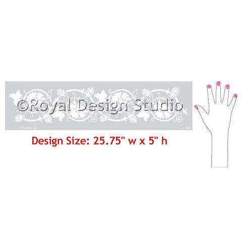 DIY Decorating with Wall Border Stencils - Royal Design Studio