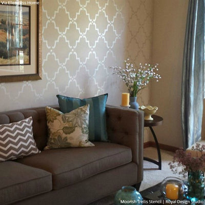 Moroccan Wall Stencils &amp; Floor Stencils for Painting
