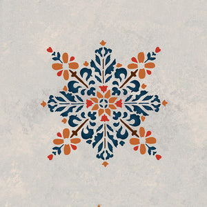 Moroccan Stencils Embroidered Star Pattern - Royal Design Studio