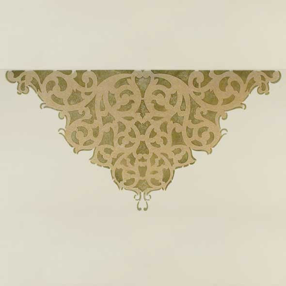 European Lace Center Ceiling Stencils