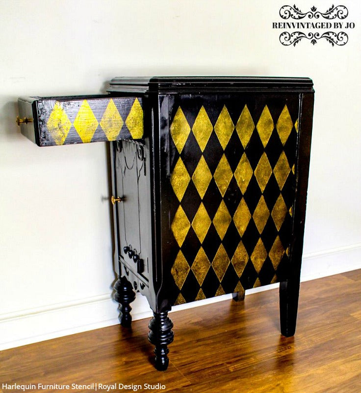 Harlequin Furniture Stencil