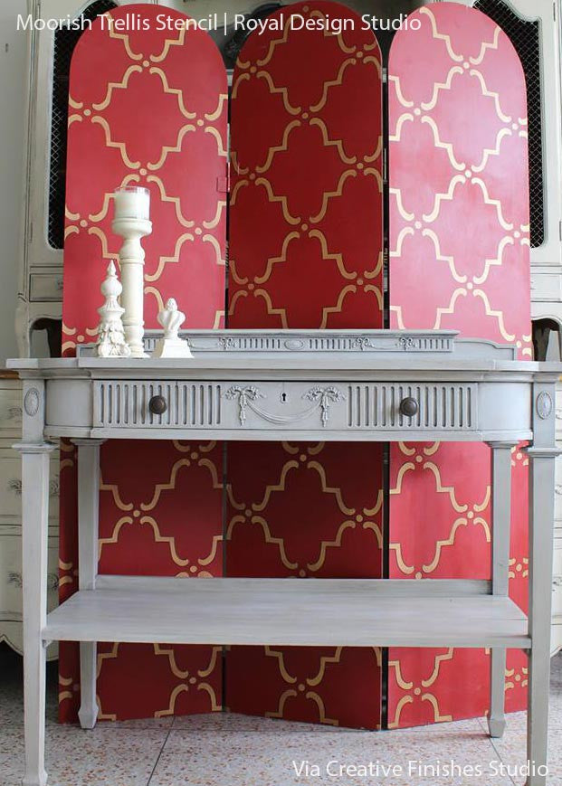 Moorish Trellis Wall Stencil