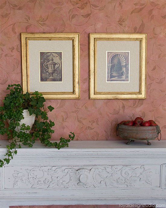 Gilding a frame with Royal Stencil Size