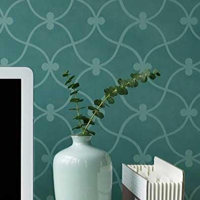 Moroccan Stencils Curved Connection Wall Stencils - Royal Design Studio