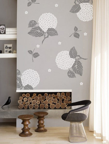 Flowers Stencil - Art and Wall Stencil - Stencil Giant