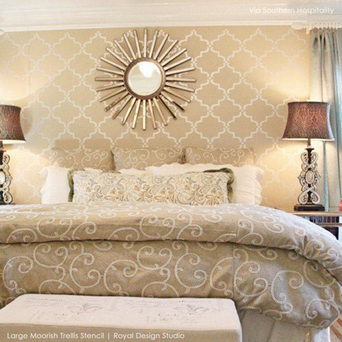 Moroccan Wall Stencils &amp; Floor Stencils for Painting
