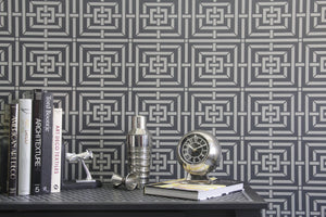 Mykonos Trellis Wall Stencils - Modern and Geometric Patterns and Home Decor - Royal Design Studio