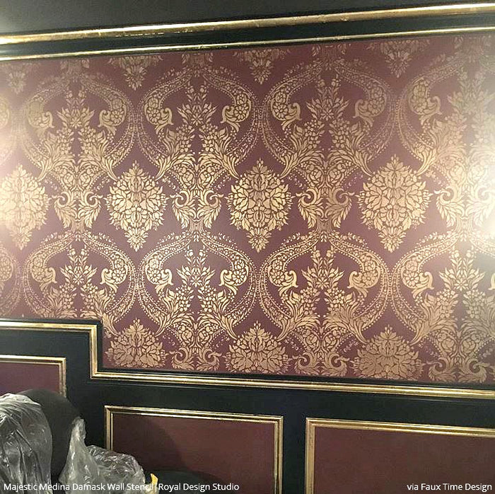 Victorian Wall Stencils | Stenciling Pattern for DIY Home Decor