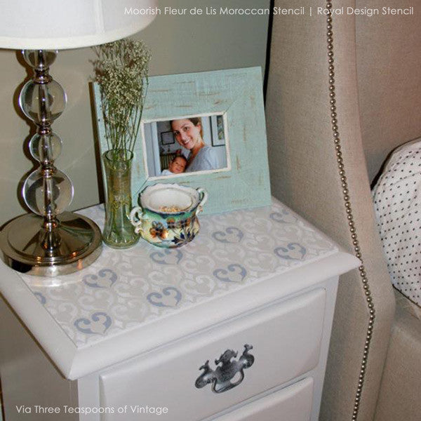 Moorish Fleur de Lis Moroccan Stencil by Royal Design Studio