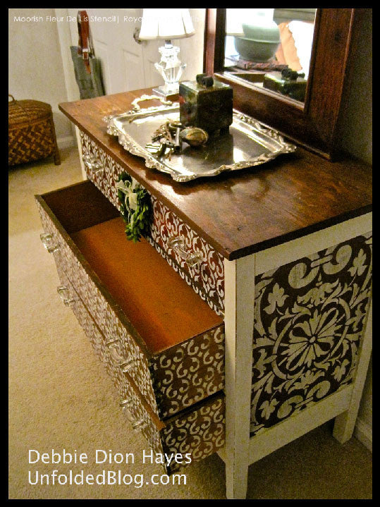 Moorish Fleur de Lis Stencil by Royal Design Studio