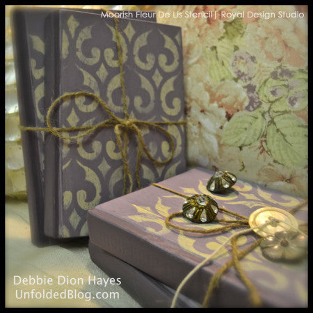 Moorish Fleur De Lis Moroccan Stencil by Royal Design Studio