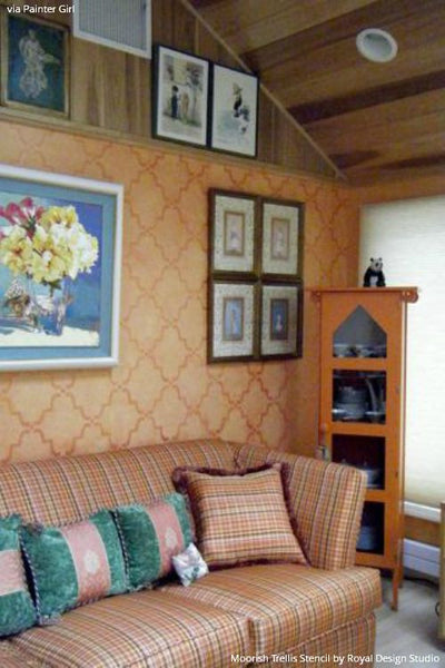 Moroccan Wall Stencils &amp; Floor Stencils for Painting