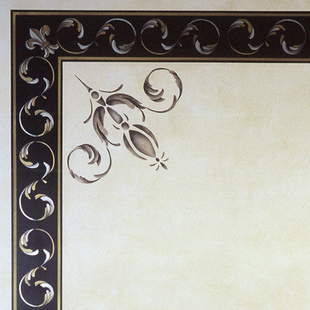 Palazzo Scroll Border Stencil