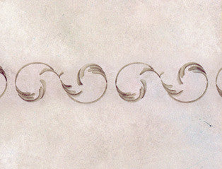 Palazzo Scroll Border Ceiling Stencils    