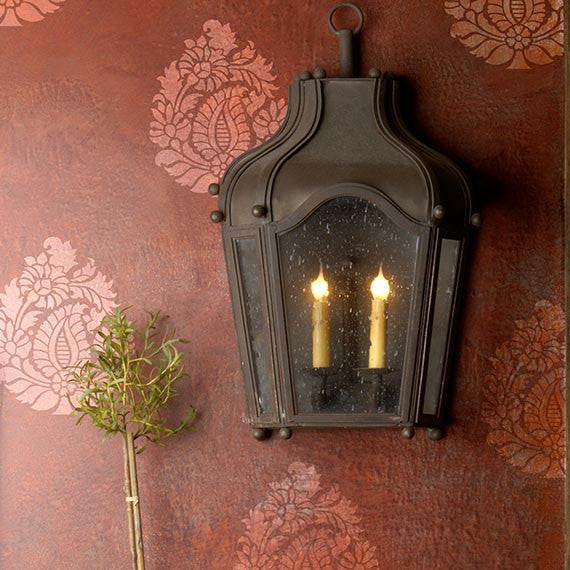 Indian Design Paisley Wall Art Stencil by Royal Design Studio Stencils