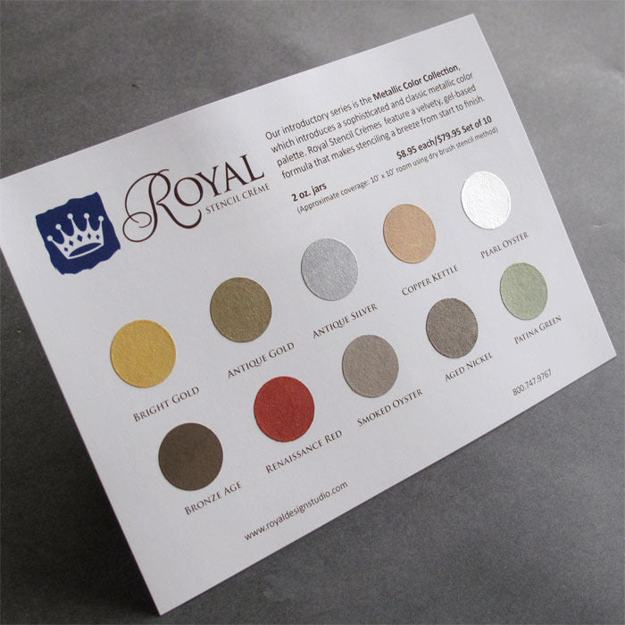 stencil paint color chart