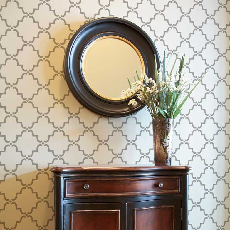 Wall Stencil | Small Moorish Trellis Stencil – Royal Design Studio Stencils