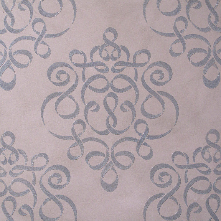 Allover Damask Ribbon Furniture Stencils for Painting Furniture with Chalk Paint - Royal Design Studio