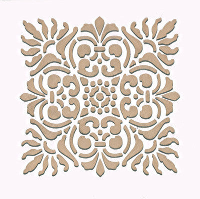 Italian Sicilia Tile Wall Stencils - Royal Design Studio