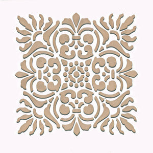 Italian Sicilia Tile Wall Stencils - Royal Design Studio