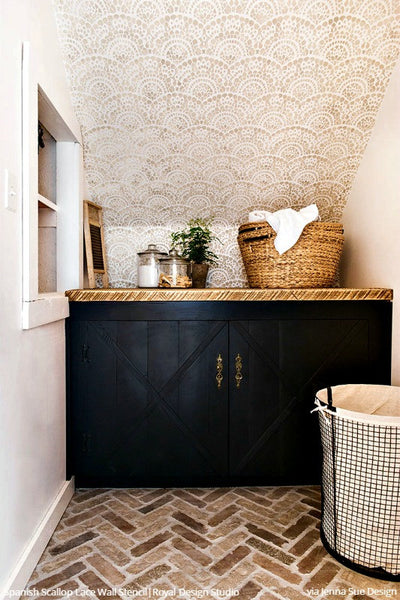 Lace Stencils & Lace Wall Stencils - Painting Walls & DIY Home Decor