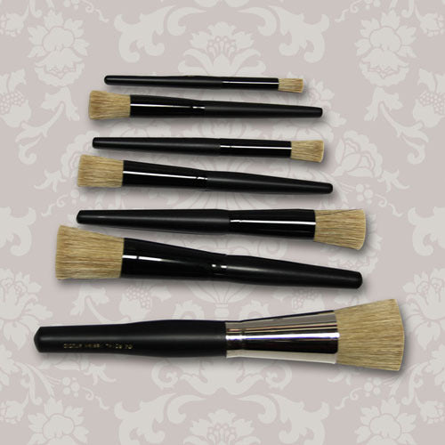 Set of 7 Stencil Brushes