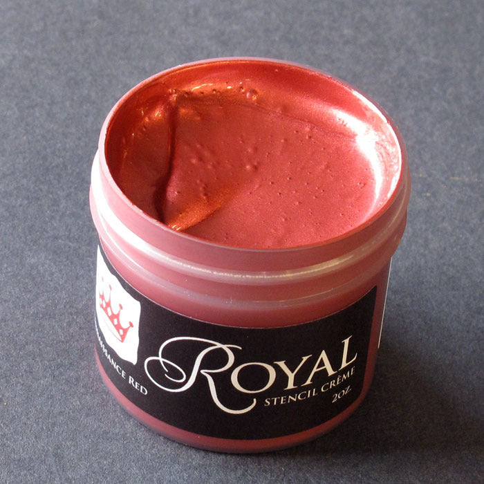 Stencil Paint Renaissance Red Stencil Creme