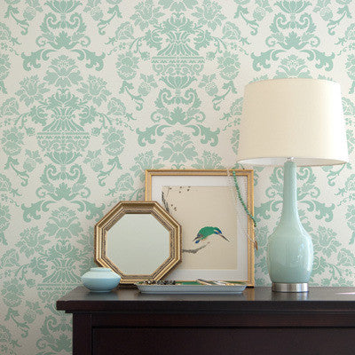 Stencil Patterns Encantada Damask Wall Stencil