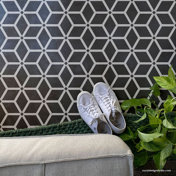 NEW! Tessellated Tile Stencil