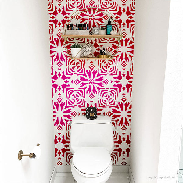NEW! Tribaliste Wall Stencil