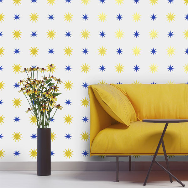 Modern and Geometric Star Wall Stencils - Royal Design Studio Stencil - www.royaldesignstudio.com