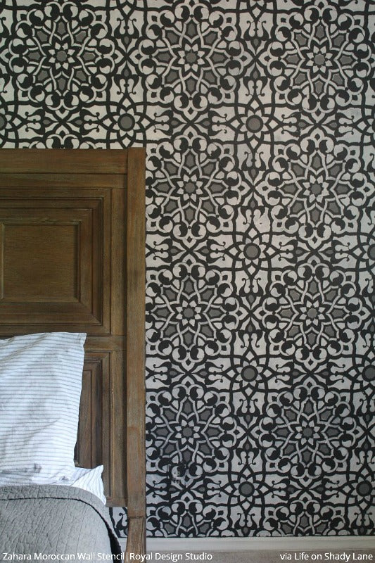 Zahara Moroccan Wall Stencil