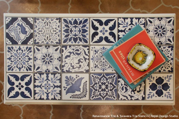 Renaissance Tile Stencils Set B