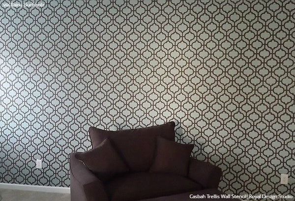 Large Wallpaper Patterns Painted and Stenciled - Royal Design Studio