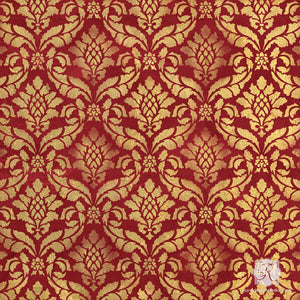 Classic and Traditional Damask Stencils for DIY Christmas Home Decor