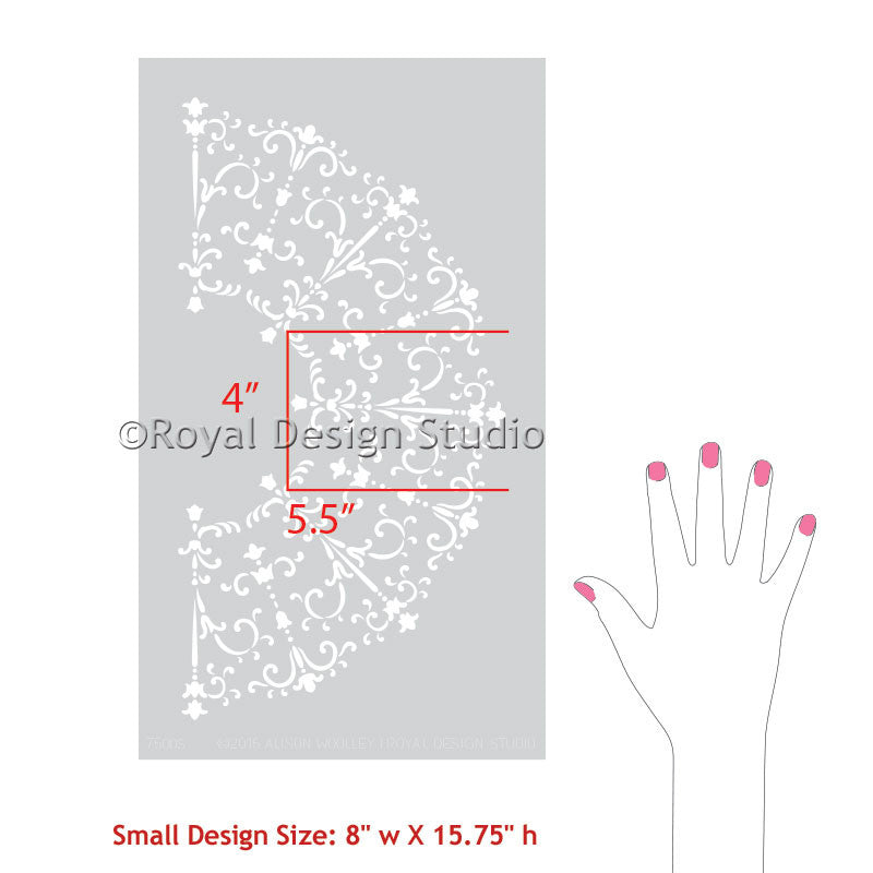 Medallion Stencils for Decorative Painting - DIY Classic Italian Design - Royal Design Studio