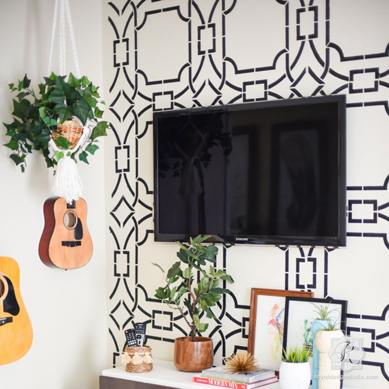 Contempo Trellis Wall Stencil