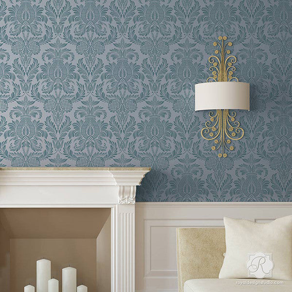 Damask Wall Stencil Home Decor & Craft Stencil Paint Pattern