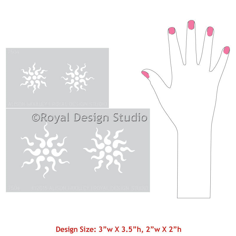 Painting Walls and Furniture with Stars Stencils & Italian Art - Royal Design Studio