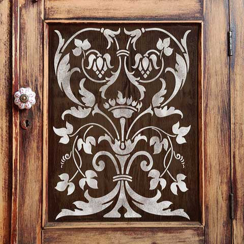 Firenze Classic Panel Stencils - Painted Furniture Panel Stencils - Royal Design Studio